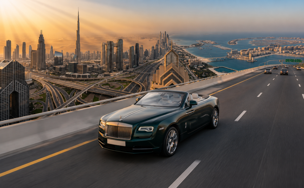 Convertible Car Rental Experience in Dubai
